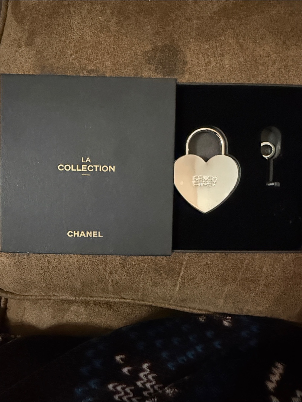 Chanel La Collection Heart Padlock - Silver